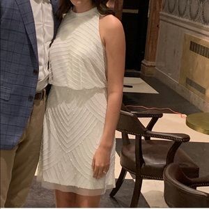 Adrianna Papell white dress